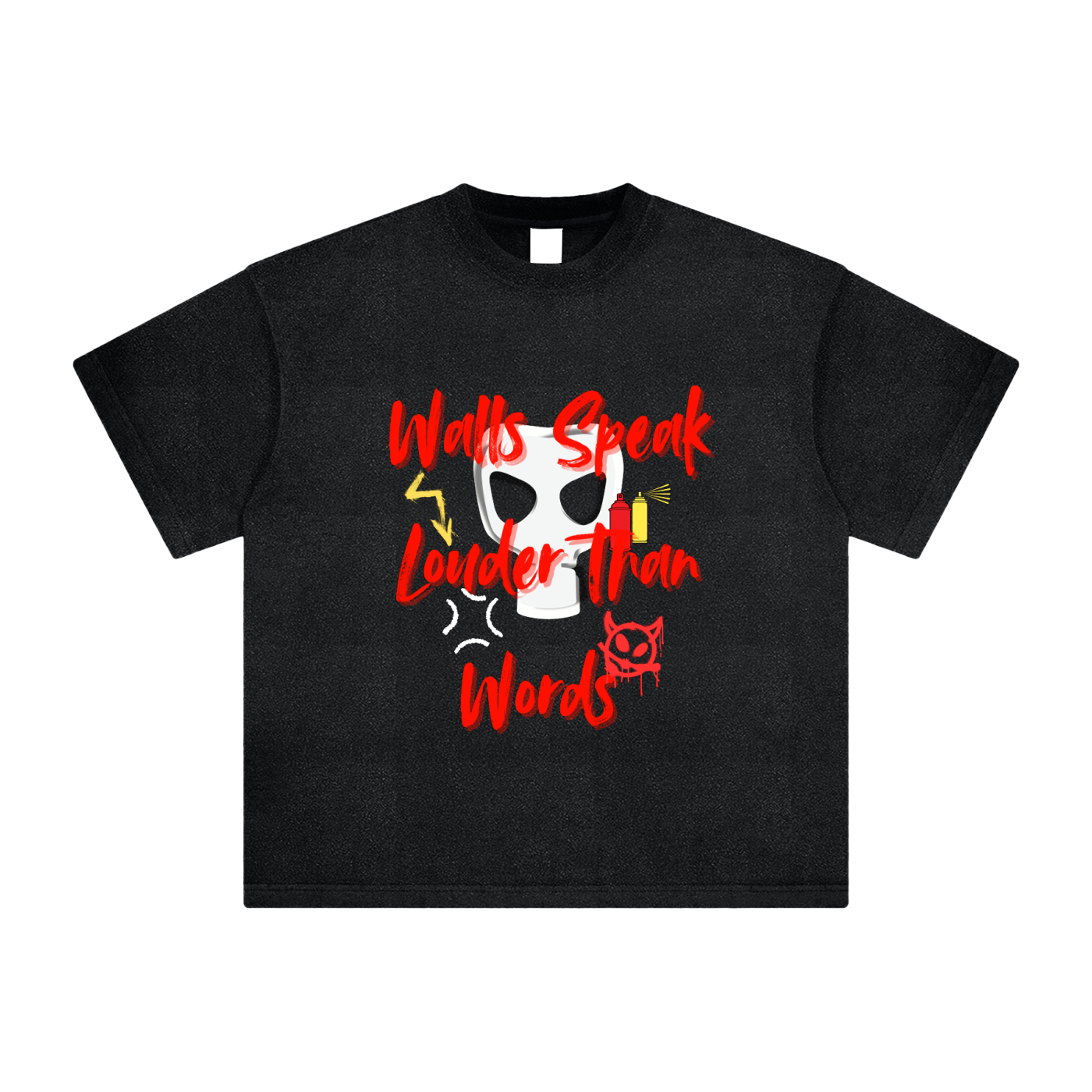 Walls Speak Heavyweight Vintage Washed T-Shirt