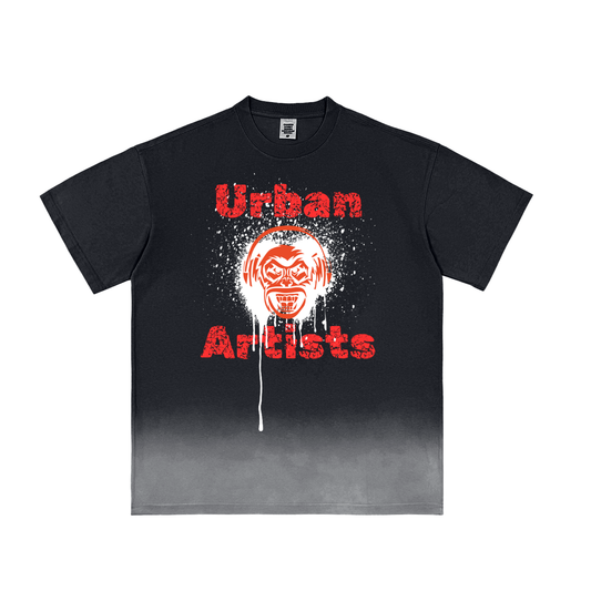 Monkey Graffiti Sunfade Vintage Washed T-Shirt