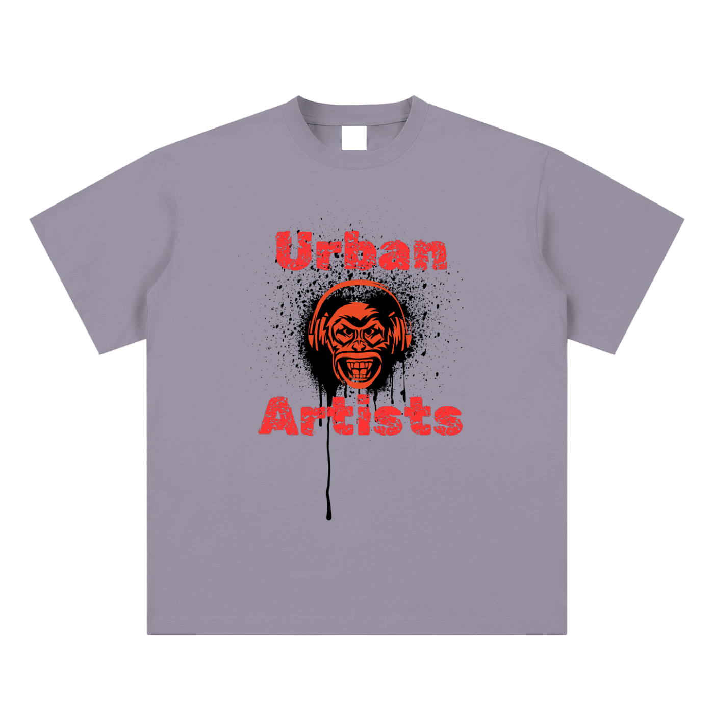 Monkey Graffiti Sueded Cotton T-shirt