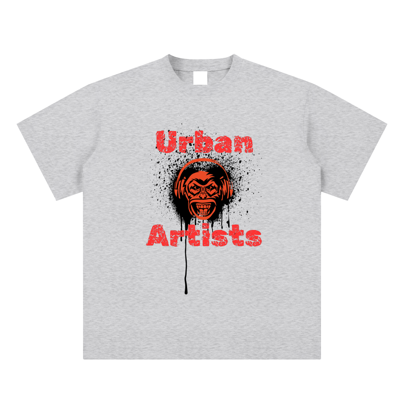 Monkey Graffiti Sueded Cotton T-shirt