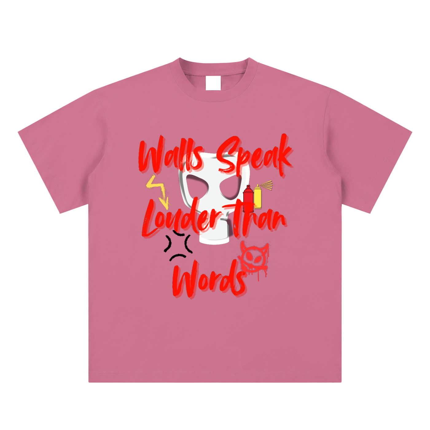 Walls Speak Sueded Cotton T-shirt