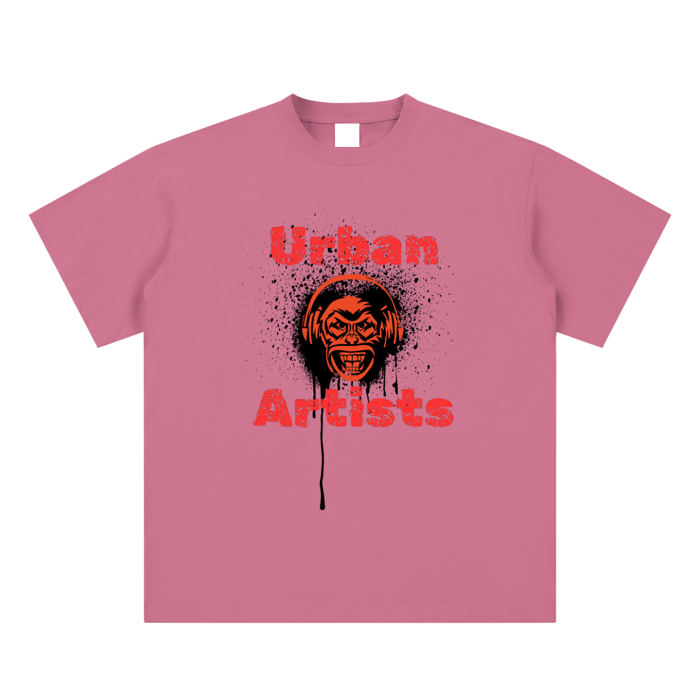 Monkey Graffiti Sueded Cotton T-shirt