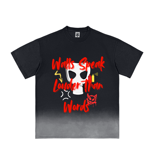 Walls Speak Sunfade Vintage Washed T-Shirt