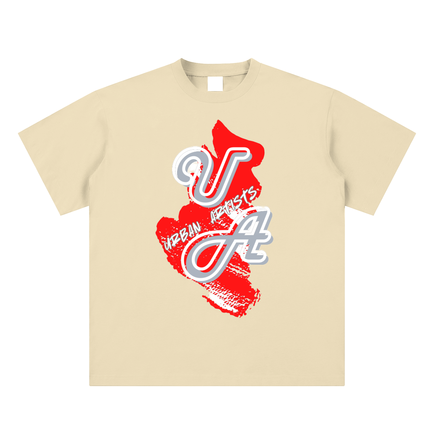 Logo Sueded Cotton T-shirt