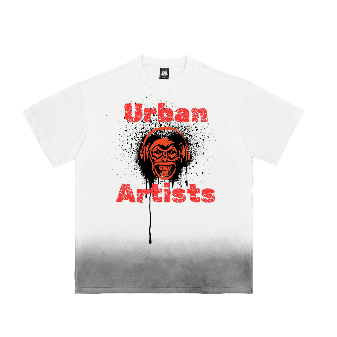 Monkey Graffiti Sunfade Vintage Washed T-Shirt