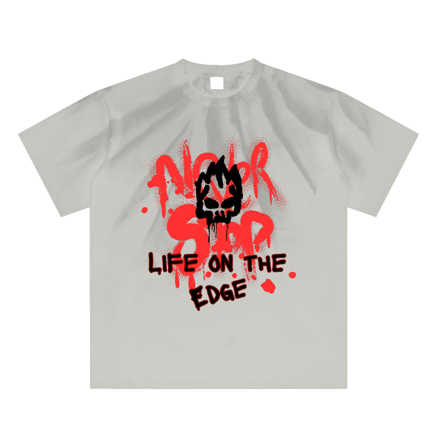 Life On The Edge Hand-Scrunched Sunfade T-Shirt