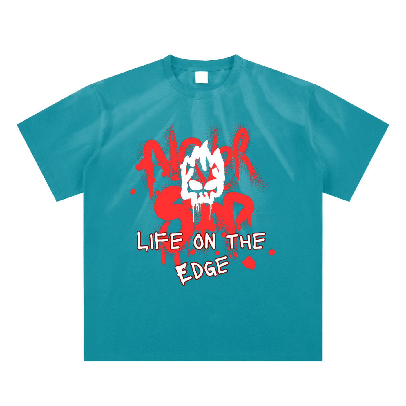 Life On The Edge Hand-Scrunched Sunfade T-Shirt