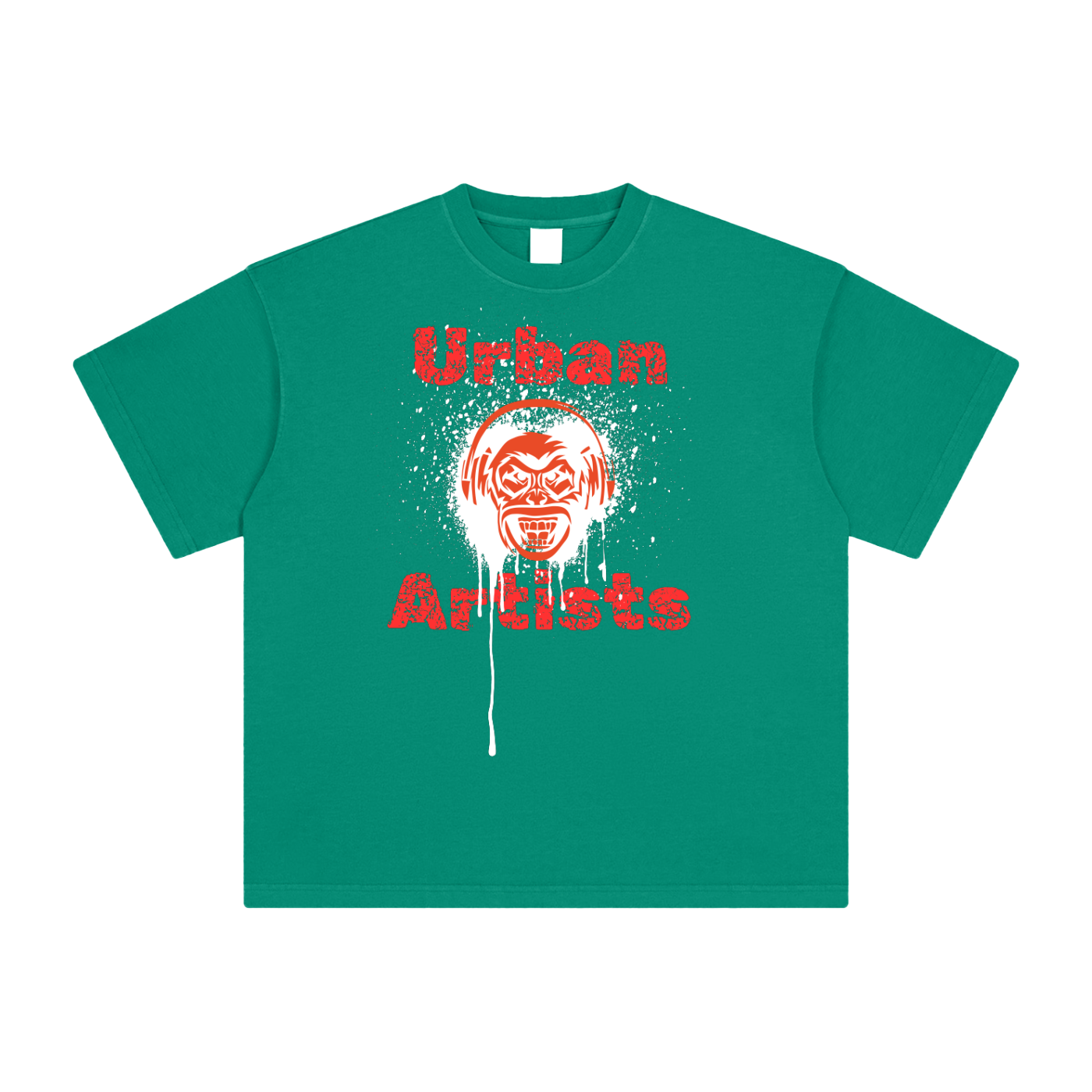 Monkey Graffiti Heavyweight Vintage Washed T-Shirt